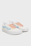 Vans Knu Skool Süet Logolu Sneaker Unisex Ayakkabı VN000D6ZZ5D1 KREM-MAVİ