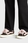 Vans Knu Skool Süet Sneaker Unisex Ayakkabı VN000D75O3N1 SİYAH-PEMBE