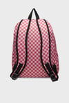 Vans Old Skool Check Backpack Kareli Ayarlanabilir Omuz Askılı Unisex Sırt Çantası VN000H4XZRY1 Pembe-Bordo
