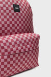 Vans Old Skool Check Backpack Kareli Ayarlanabilir Omuz Askılı Unisex Sırt Çantası VN000H4XZRY1 Pembe-Bordo