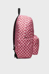 Vans Old Skool Check Backpack Kareli Ayarlanabilir Omuz Askılı Unisex Sırt Çantası VN000H4XZRY1 Pembe-Bordo