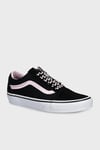 Vans Old Skool Süet Logolu Sneaker Unisex Ayakkabı VN000D6WY281 SİYAH-BEYAZ