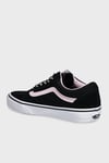 Vans Old Skool Süet Logolu Sneaker Unisex Ayakkabı VN000D6WY281 SİYAH-BEYAZ