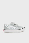 Vans Old Skool V Kareli Süet Sneaker Unisex Çocuk Ayakkabı VN000CYAEPO1 AÇIK YEŞİL-KREM