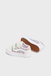 Vans Old Skool V Süet Detaylı Desenli Cırt Cırtlı Sneaker Unisex Çocuk Ayakkabı VN0009RCCY71 Pembe-Krem
