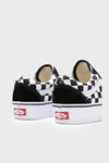 Vans UA Old Skool Deri Sneaker Bayan Ayakkabı VN0A3B3UHRK1 SİYAH-BEYAZ