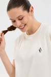 W Crew Neck Graphic Tee Logolu Bisiklet Yaka Kadın T Shirt S2214823855 BEYAZ