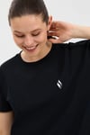 W Crew Neck Graphic Tee Logolu Bisiklet Yaka Kadın T Shirt S2214823817 SİYAH