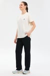 W Crew Neck Graphic Tee Logolu Bisiklet Yaka Kadın T Shirt S2214823855 BEYAZ