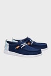 Wally Craft Linen Logolu Casual Erkek Ayakkabı 43086-4UX LACİVERT