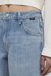 Wide Leg Yüksek Bel Geniş Paça Jeans Kadın Kot Pantolon 1010763-A3902 AÇIK MAVİ