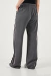 Wide Leg Yüksek Bel Geniş Paça Kadın Pantolon 668YP5424 ANTRASİT