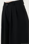 Wide Leg Yüksek Bel Geniş Paça Palazzo Kadın Pantolon 5866290 SİYAH