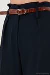 Wide Leg Yüksek Bel Geniş Paça Palazzo Kadın Pantolon 65271262 LACİVERT