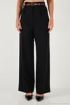 Wide Leg Yüksek Bel Geniş Paça Palazzo Kadın Pantolon 65271262 SİYAH