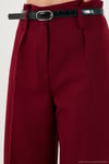 Wide Leg Yüksek Bel Geniş Paça Palazzo Kadın Pantolon 65271262 BORDO