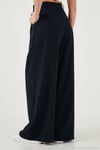 Wide Leg Yüksek Bel Geniş Paça Palazzo Kadın Pantolon 5866290 LACİVERT