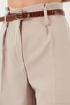 Wide Leg Yüksek Bel Geniş Paça Palazzo Kadın Pantolon 65271262 TAŞ