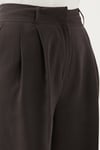 Wide Leg Yüksek Bel Geniş Paça Pileli Kadın Pantolon 6923871 KAHVE