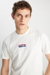 Wrangler % 100 Pamuk Regular Fit Bisiklet Yaka Erkek T Shirt W2510527102 BEYAZ