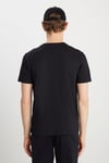 Wrangler % 100 Pamuk Regular Fit Bisiklet Yaka Logolu Erkek T Shirt W753EE001 SİYAH