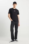Wrangler % 100 Pamuk Regular Fit Bisiklet Yaka Erkek T Shirt W2510527001 SİYAH