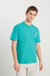 Wrangler % 100 Pamuk Regular Fit Bisiklet Yaka Erkek T Shirt MW7NM203877577 YEŞİL