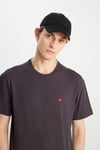 Wrangler % 100 Pamuk Regular Fit Bisiklet Yaka Erkek T Shirt MW7NM203877M39 SİYAH
