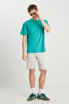 Wrangler % 100 Pamuk Regular Fit Bisiklet Yaka Erkek T Shirt MW7NM203877577 YEŞİL