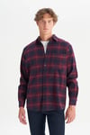 Wrangler Ekoseli Pamuklu Regular Fit Uzun Kollu Erkek Gömlek W2520067 410 LACİVERT