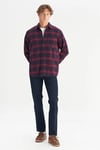 Wrangler Ekoseli Pamuklu Regular Fit Uzun Kollu Erkek Gömlek W2520067 410 LACİVERT