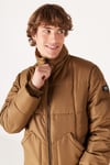 Wrangler Kapitoneli Regular Fit Dik Yaka Erkek Mont W232183 211 CAMEL