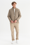 Wrangler Logolu Relaxed Fit Dik Yaka Erkek Mont W2520140 801 KOYU HAKİ