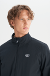 Wrangler Logolu Relaxed Fit Dik Yaka Erkek Mont W2520140 001 SİYAH