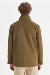 Wrangler Pamuk Karışımlı Regular Fit Dik Yaka Erkek Parka W2520422 801 KOYU HAKİ