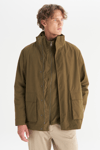 Wrangler Pamuk Karışımlı Regular Fit Dik Yaka Erkek Parka W2520422 801 KOYU HAKİ