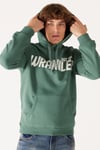 Wrangler Pamuklu Kapüşonlu İçi Polarlı Regular Fit Erkek Sweat W232257300 YEŞİL