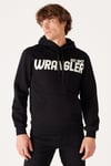 Wrangler Pamuklu Kapüşonlu İçi Polarlı Regular Fit Erkek Sweat W232257001 SİYAH