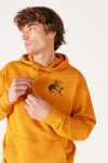 Wrangler Pamuklu Loose Fit Sırt Baskılı Kapüşon Yaka Erkek Sweat W656I4 H43 TURUNCU