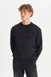 Wrangler Pamuklu Regular Fit Bisiklet Yaka Erkek Sweat W2520255 001 SİYAH