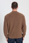 Wrangler Pamuklu Regular Fit Bisiklet Yaka Erkek Sweat MW242262 220 KAHVE