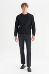 Wrangler Pamuklu Regular Fit Bisiklet Yaka Erkek Sweat MW242262 001 SİYAH