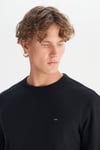Wrangler Pamuklu Regular Fit Bisiklet Yaka Erkek Sweat MW242262 001 SİYAH
