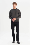 Wrangler Pamuklu Regular Fit Bisiklet Yaka Erkek Sweat W2520255 33W KÖMÜR