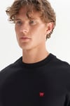 Wrangler Pamuklu Regular Fit Bisiklet Yaka Erkek Sweat W2520255 001 SİYAH