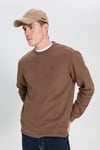 Wrangler Pamuklu Regular Fit Bisiklet Yaka Erkek Sweat MW242262 220 KAHVE