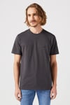Wrangler Pamuklu Regular Fit Bisiklet Yaka Erkek T Shirt W7NM203877M39 SİYAH