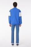 Wrangler Pamuklu Regular Fit Dik Yaka Erkek Sweat W232526 400 MAVİ