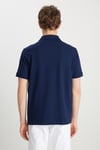 Wrangler Pamuklu Regular Fit Düğmeli Erkek Polo Yaka T Shirt W2510720410 LACİVERT