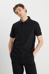 Wrangler Pamuklu Regular Fit Düğmeli Erkek Polo Yaka T Shirt W2510720001 SİYAH